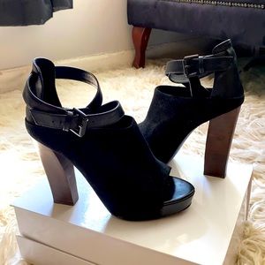 AllSaints black suede heel